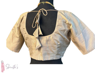 Gold Tissue pure zari Kota gold  zari Blouse  Readymade Blouse with Ready to Ship Online USA