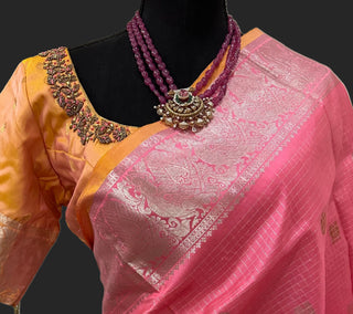 pink gadwal saree online shopping usa