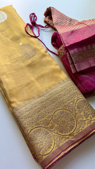 gold tissue beneras silk saree online usa 