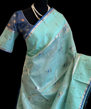 Pastel zari kota tissue saree online usa zari kota saree usa online