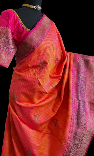 beneras tussar katan saree online usa