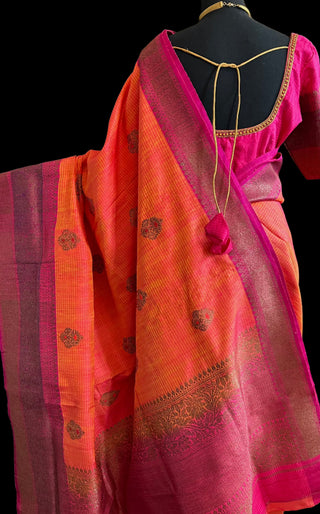 beneras tussar katan saree online usa