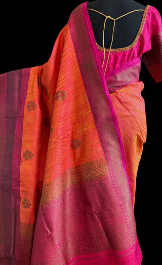 beneras tussar katan saree online usa