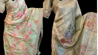 Tissue saree