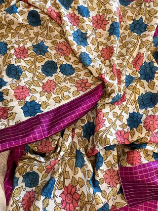 Kalamkari silk saree online usa kalamkari saree online shopping