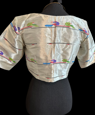 silk blouses ready to wear online shopping bandhani blouse online
