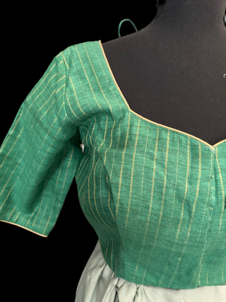 Lined padded blouses with tie backs ready to wear blouses online usa