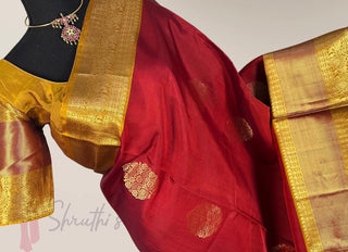 Pure Soft Silk Saree beautiful Red Indian Wedding & Bridal Silk Saree ready to ship for bride