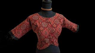 Pure Block Print Cotton Top Blouse – Indian Blouse Online USA
