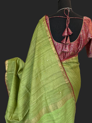 tussar jute silk saree online usa
