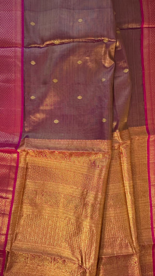 Tissue kanjivaram silk saree with stitched Indian wedding muhurtam silk bridal blouse online shopping usa