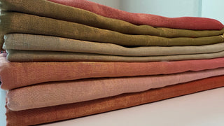 Tissue Gold Chanderi pastel tissue silk saree only fall pico done