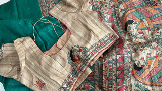 madhubani print saree usa pure silk saree usa