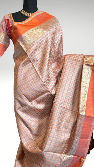 Traditional ven pattu ayiram butta kanchi pattu saree Brocade pure kanchi BRIDAL kanchi pattu saree online usa