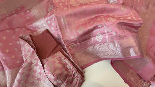 Pink soft silk saree online usa pure silk saree partywear saree usa 