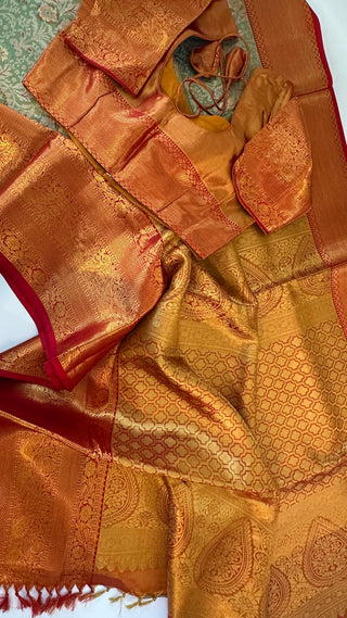 Meenkari green pure silk saree silver zari online usa with stitched blouse
