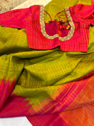 gadwal silk saree usa green silk saree usa