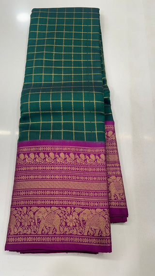 Pure Handloom Twill weave  kanjivaram silk saree pure antique zari weave  online ikat twill weave stitched blouse one of a kind elegant easy drape twill silk saree online shopping