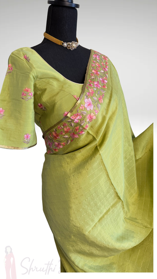 Pure Brocade pastel crepe high Gsm Mysore Soft Silk Saree beautiful embroidered saree Indian Wedding & Bridal Silk Saree ready to ship for bridal silk