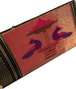 Paithani clutch made with pure silk