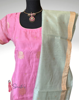 Buy salwar suit online USA, Pink silk salwar set, Soft silk salwar kameez, Handwoven silk suit, Traditional Indian outfit, Ethnic wear for women, Mint green dupatta suit, Zari work salwar suit, Indian festive salwar kameez, Silk salwar set for wedding Elegant salwar suits USA, Ethnic Indian clothing USA, Chanderi silk dress material USA, Desi salwar kameez online USA, Indian wear for pooja and weddings, Festive Indian outfits for women, Shop Indian salwar suits online USA, Custom stitched salwar set USA, Pi