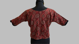 Pure Block Print Cotton Top Blouse – Indian Blouse Online USA
