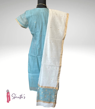 Temple wear salwar suit online USA, Light pastel Indian suit for women, Festive Indian dress for women USA, Traditional Indian clothing online USA, Subtle festive Indian wear USA, Elegant Indian party wear for ladies, Gold zari motif salwar kameez USA, Ethnic silk suit for women with dupatta, Chanderi salwar USA, Soft silk salwar suit USA, Desi outfit USA shipping, Buy ethnic salwar online USA, Cotton silk Indian outfit USA, Indian handloom dress USA, Chanderi kurta with dupatta USA
