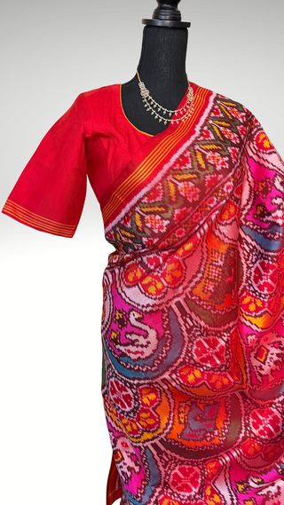 patan Patola silk saree handloom pure online USA 