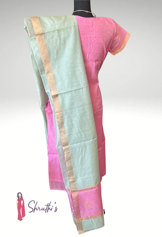 Readymade Chanderi silk cotton salwar set USA, Pink Chanderi salwar kameez online USA, Handwoven silk cotton salwar suit USA shipping, Mint green dupatta salwar suit USA, Traditional Indian salwar kameez USA, Indian festive wear for women USA, Buy Chanderi silk salwar suit online USA, Indian wedding salwar set USA, Pure silk cotton salwar kameez USA, Indian ethnic outfit with dupatta USA