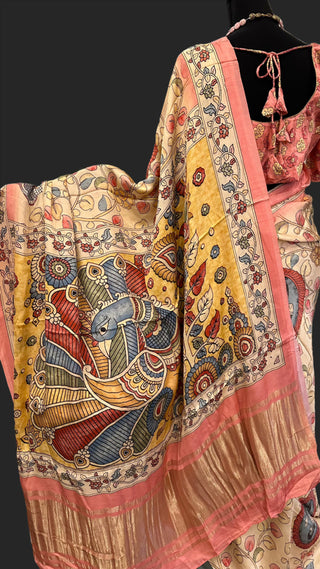kalamkari print saree usa 