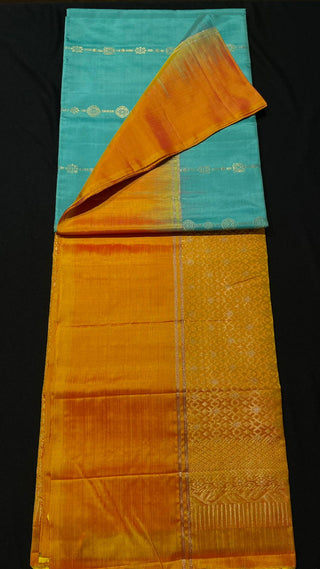 Orange and teal soft silk saree online usa  Women hand embroidered blouse online usaEmbroidered blouses for Sarees  Heavy embroidery blouse onlineHand embroidery blouse online  Cotton hand embroidered blouse online usaSilk hand embroidered blouse online usa  Teal mustard soft silk saree online usa