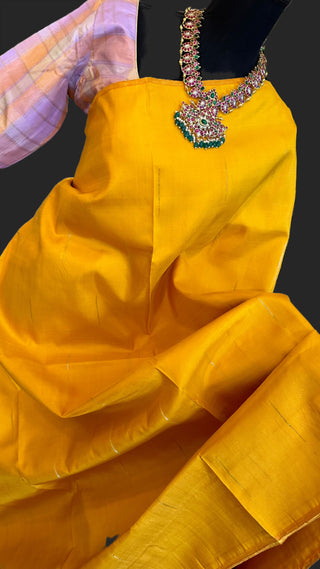 yellow kanchi pattu saree usa online kanjivaram silk saree usa checks kanjivaram saree online pastel kanchi pattusaree usa