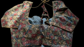pen kalamkari blouse ready to wear blouse 