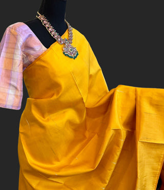 yellow kanchi pattu saree usa online kanjivaram silk saree usa checks kanjivaram saree online pastel kanchi pattusaree usa