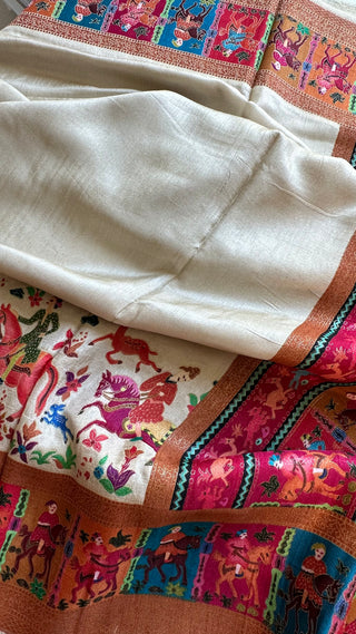 white and red saree online usa