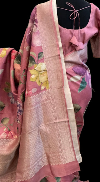 pink beneras silk saree online usa floral silk saree usa pure silk saree usa