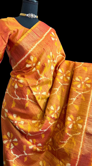 mustard gold patola saree usa 