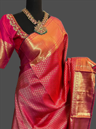 Kanchipuram pattu saree for marriage deals