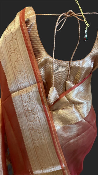 Handloom tissue Beneras silk saree online usa