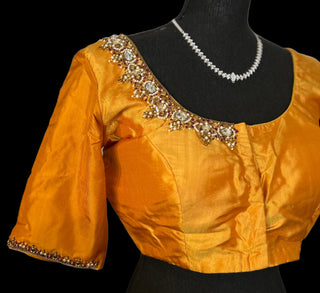 raw silk sarees online usa pure silk golden blouse hand embroidered blouses patola silk sarees online 