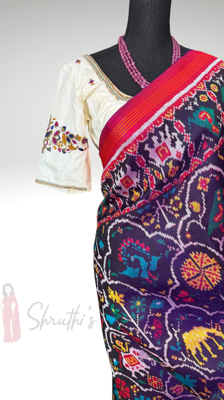 purple patan patola saree usa 