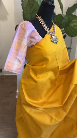 yellow kanchi pattu saree usa online kanjivaram silk saree usa checks kanjivaram saree online pastel kanchi pattusaree usa