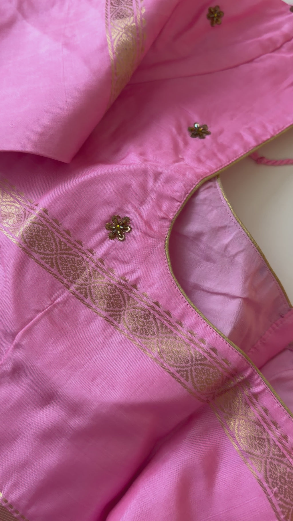 Yellow antique zari tissue saree handloom soft silk for wedding pooja wear with stitched blouse