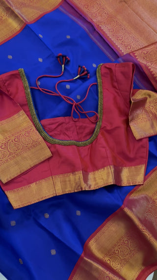 Blue kanchi kanjivaram silk saree online usa pure kanchi traditional pattu saree muhurtam saree bridal kalyana pattu usa wedding south indian traditional pure silk saree with stitched blouse aari embroidery muhurtam look blouse kalyana pattu pelli kuthuru saree blue saree 
