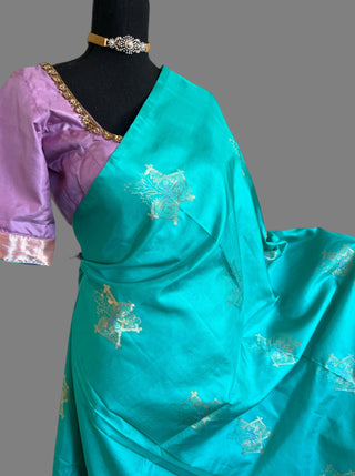 Pastel soft silk sarees online pure soft silk saree online usa ready made blouse