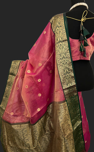 Tissue saree pink tissue saree online usa 