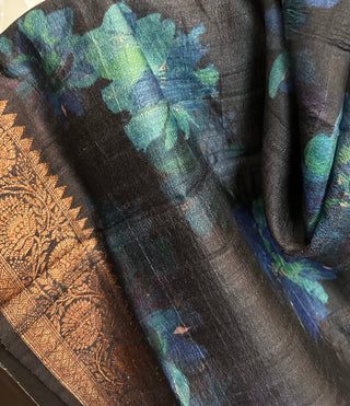 black beneras saree usa