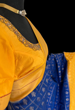 Handwoven Beneras kadwa silk saree pure silk saree with contrast blouse online shopping usa