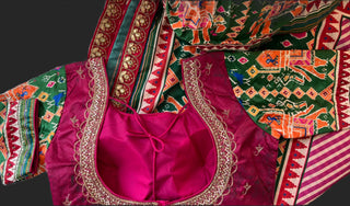 Pink ikat lehenga online usa pure silk lehenga online usa