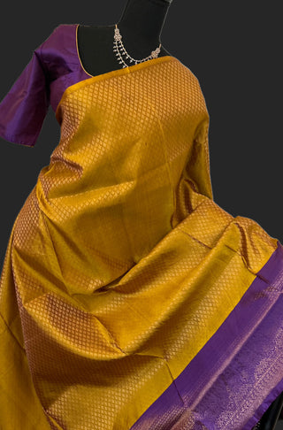 Mustard violet purple soft silk saree online usa pure soft silk saree usa pure silk saree usa 